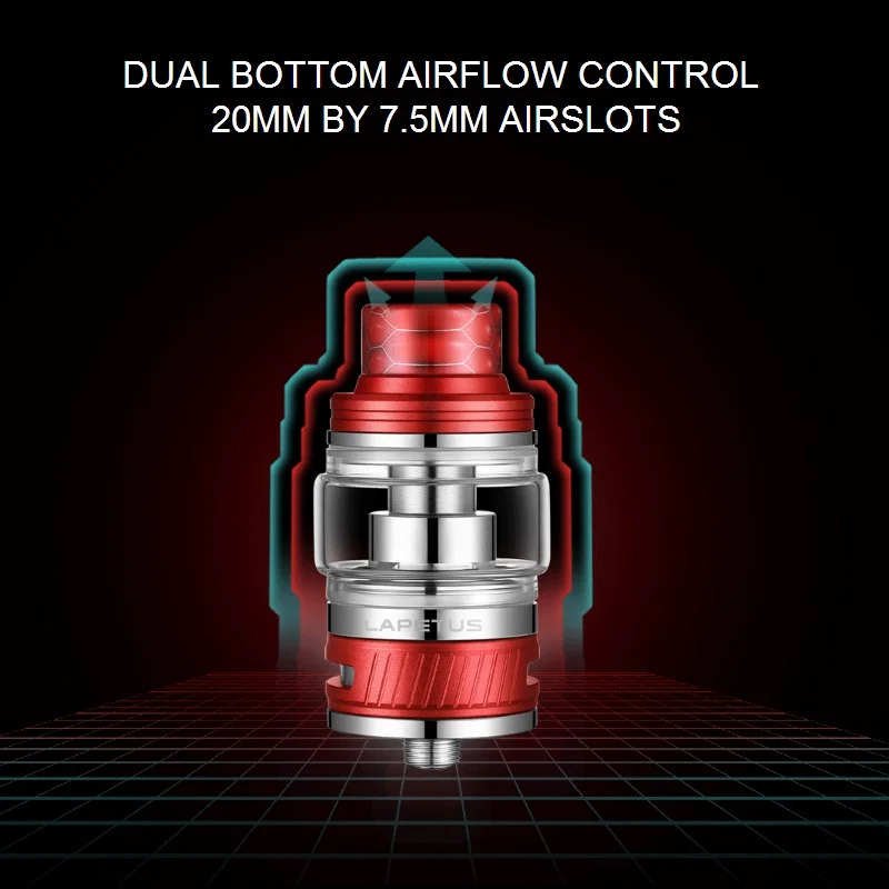 Оригинальный Nicola Lapetus Sub Ohm Vape Tank 6 мл атомайзер для электронной сигареты с сеткой 0