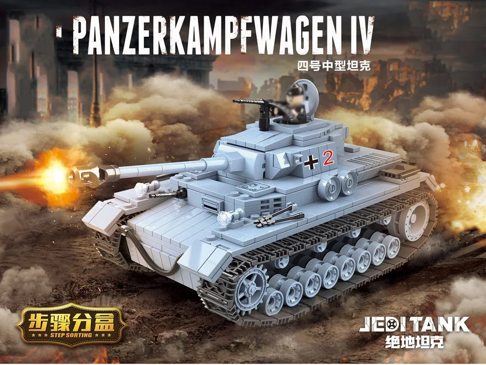 535-1068 шт. Военный Шерман M4A1Tank строительные блоки модель WW2 Танк город собранная пушка техника полицейский солдат детские игрушки