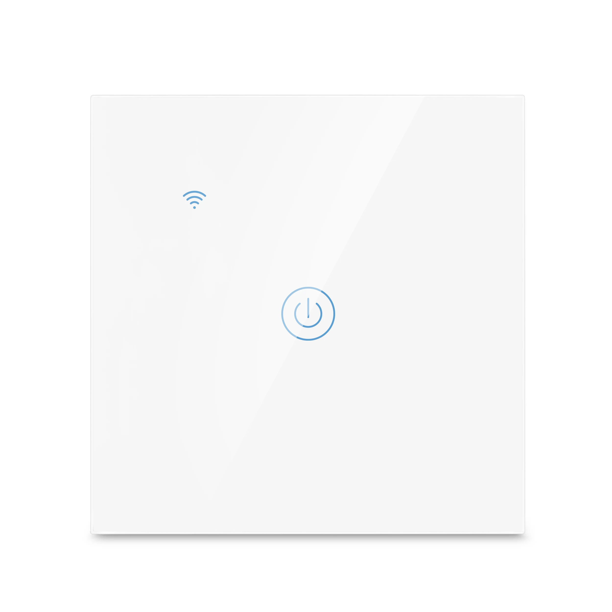 Настенный сенсорный выключатель RF433 со стеклянным экраном ЕС умный дом