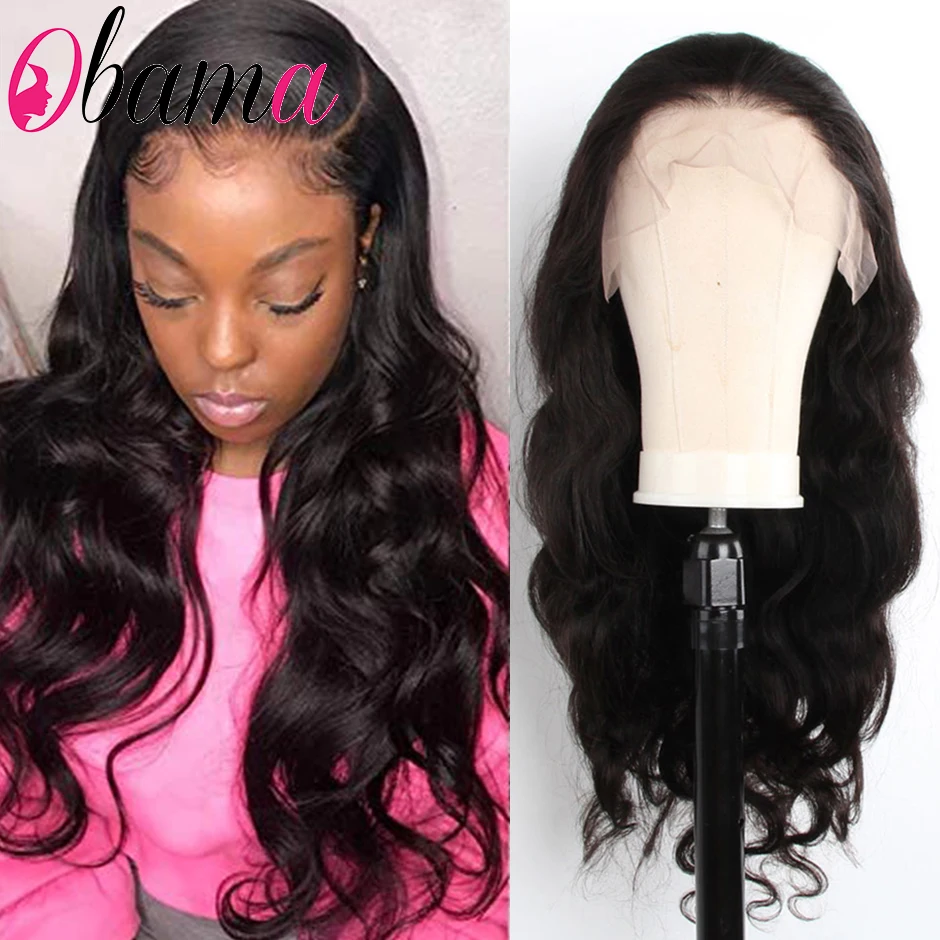 

Body Wave Lace Front Wigs Peruvian Remy Human Hair Wigs with Baby Hair Pre Plucked 150% Density Full Lace Wigs For Black Women