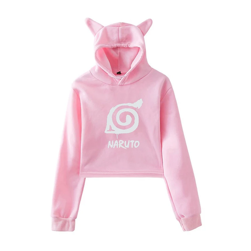 Hoody Hodies 17 Новые толстовки Наруто дизайн худи Hodies для женщин светящийся пуловер уличная Женская кошачья Ушная Толстовка Kleding Vrouwen Harajuku - Цвет: Hoody Hodies 17