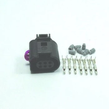 

100pcs/lot 1J0973713 Tyco female housing sealed 6 pin connector Valve Control Element accelerator pedal for VW Audi Seat