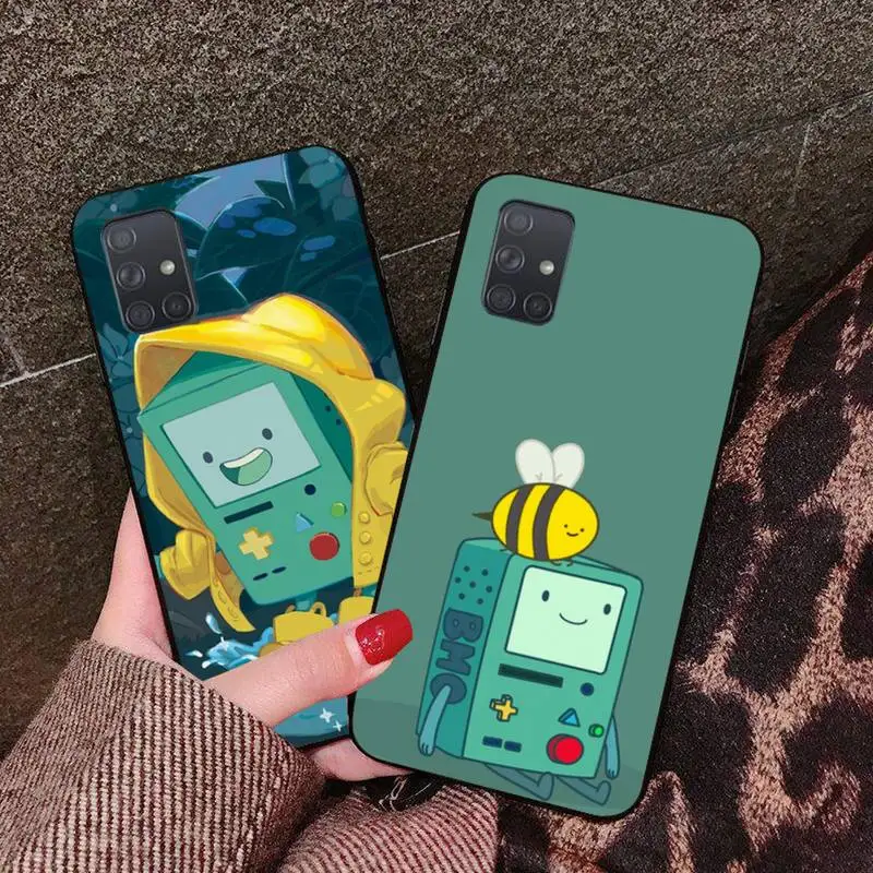 HPCHCJHM Adventure Time Cute Beemo BMO Coque Shell Phone Case For Samsung A10 A20 A30 A40 A50 A70 A80 A71 A91 A51 A6 A8 2018 | Мобильные