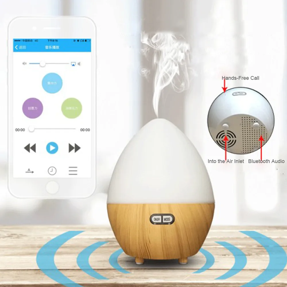 Bluetooth динамик Bluetooth аудио ароматерапия машина домашний пульт дистанционного управления музыкальный увлажнитель ультра музыка Stereo-L1202