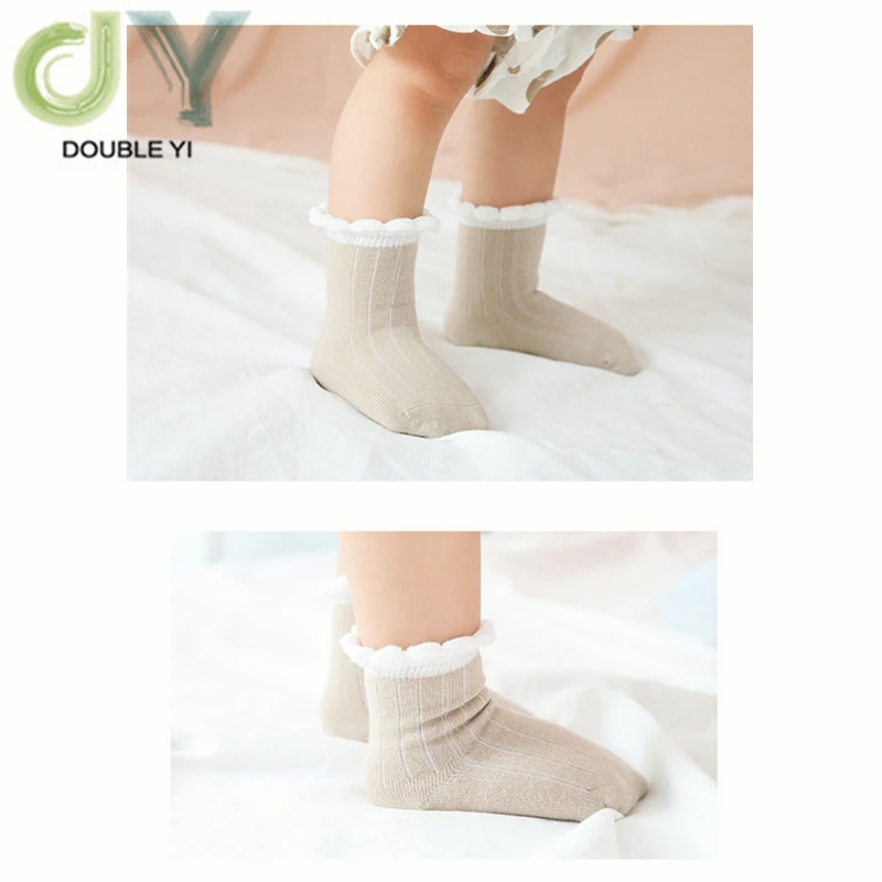 5 пар осенне-зимних новых носков-пузырей Свободные Носки для новорожденных из чесаного хлопка без костей