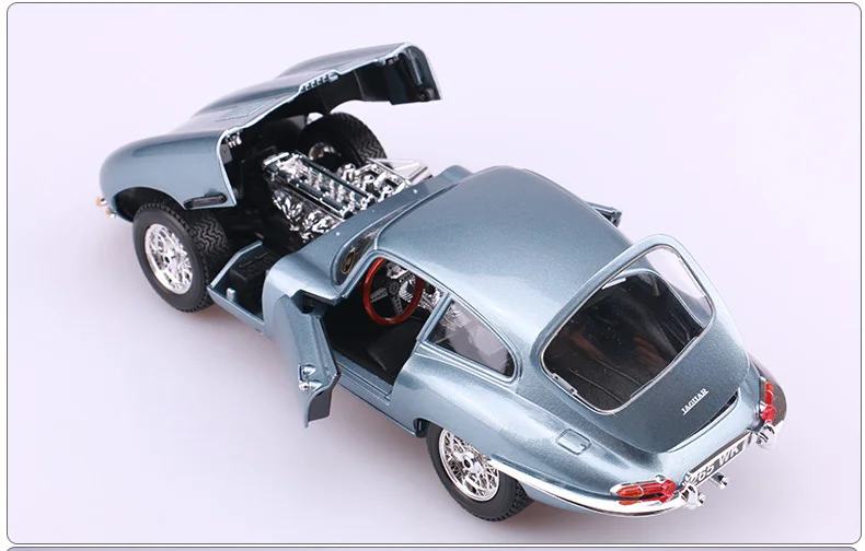 1:18 1961 E-type купе литая под давлением классическая модель автомобиля имитация Ретро коллекция металлическая модель автомобиля игрушка произведение искусства детские подарки