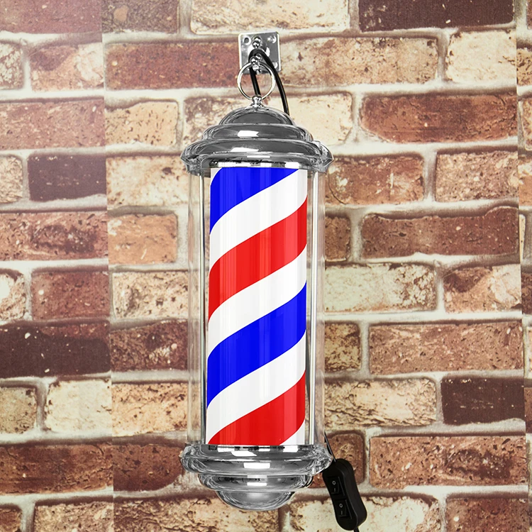 Rotating Lamps for Barber Shops Led Brightening Barber Shop Turn Light