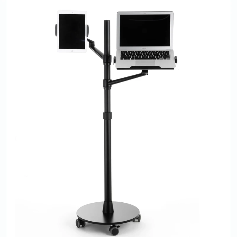  UP-9L Multifunction laptop Floor Stand for Laptop/Tablet PC/Smartphone Holder Height/Angle Adjustab
