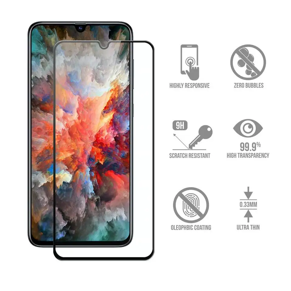 Стекло для samsung Galaxy A50 A51 40 A10 A20 S A20E A30 A40 A60 A70 A80 A10S M30S 50 A7 Экран протектор Закаленное Стекло
