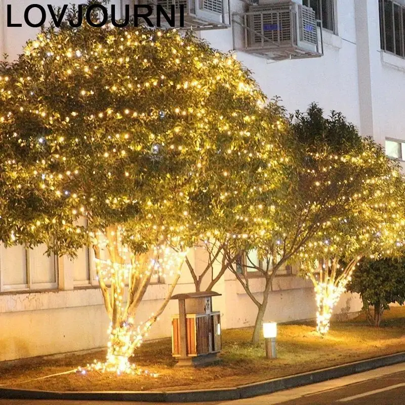 Украшение Navidad Cortina De Curtain Lampki Choinkowe нарядный Праздничный Рождественский уличный