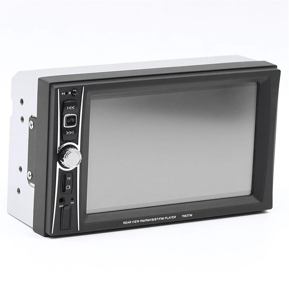 7653TM " HD 2DIN Bluetooth Подсветка сенсорный автомобильный Радио FM стерео MP5 MP4 плеер с функцией зеркального соединения поддержка TF AUX
