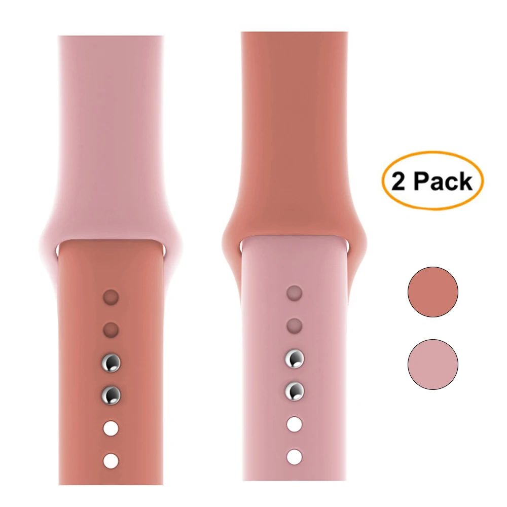 Package 24 Спортивный силиконовый ремешок для apple Watch 38 мм 42 мм 44 мм 40 мм pulseira apple iwatch аксессуары для браслетов серии 5 4 3 2 1 - Цвет ремешка: Package 24