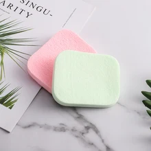 2 шт удаление макияжа слоеная отшелушивающая очистка кожи Очищение лица слоеный мягкий макияж спонж для снятия QN0016