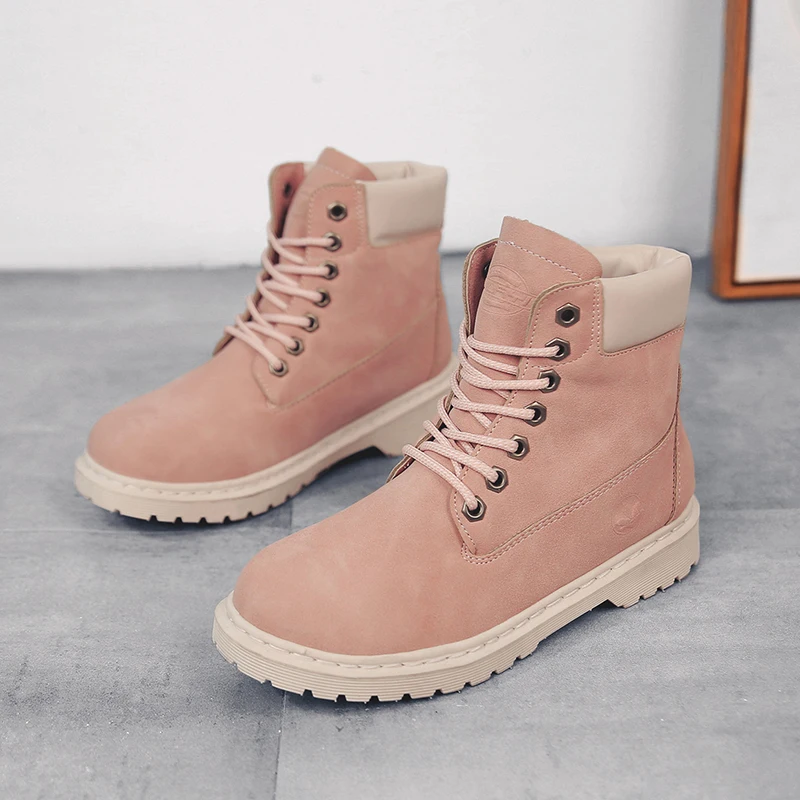 

Top Quality Women Ankle Boots Rubber Booties Female Lady Fashion Shoes Women\x27s Shoes Boot Lace Up Botas Mujer Schoenen Vrouw