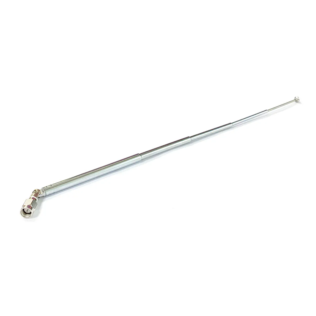Replacement 100mm 5 Sections Telescopic Antenna SMA Male Connector Total 300mm Long Radio TV DIY 1PC