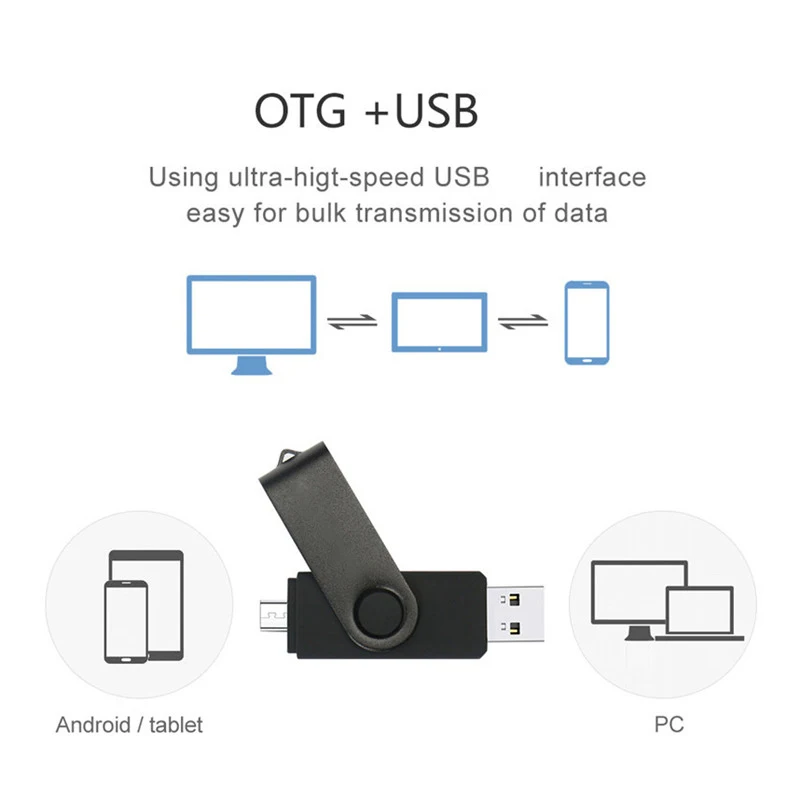 Wansenda OTG USB флеш накопитель для смартфона/планшета/ПК 16 ГБ 32 64 Гб 128 ГБ|USB