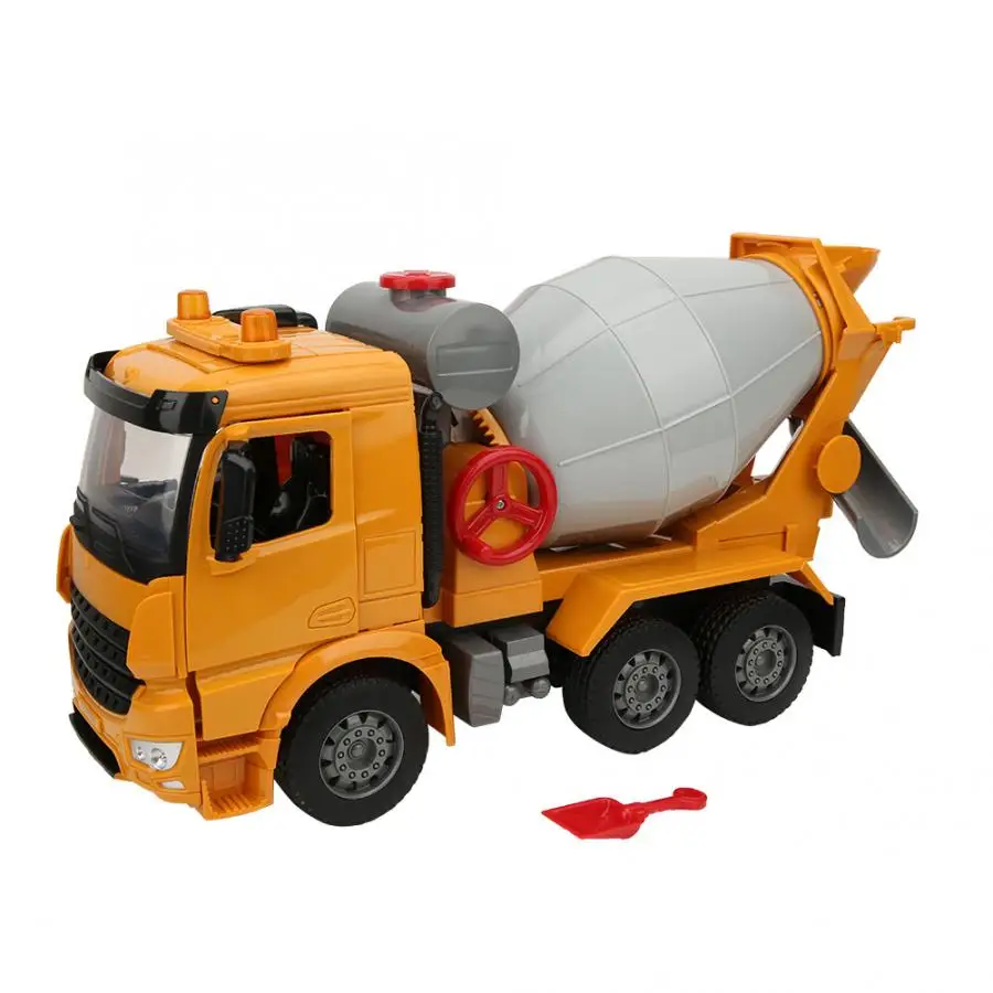 

Mini 2.4G 8CH RC Excavator Truck Toy 1:24 Scale Simulation Engineering Car With Light Sound Mixing Vehicle Model Toy Kids Gift