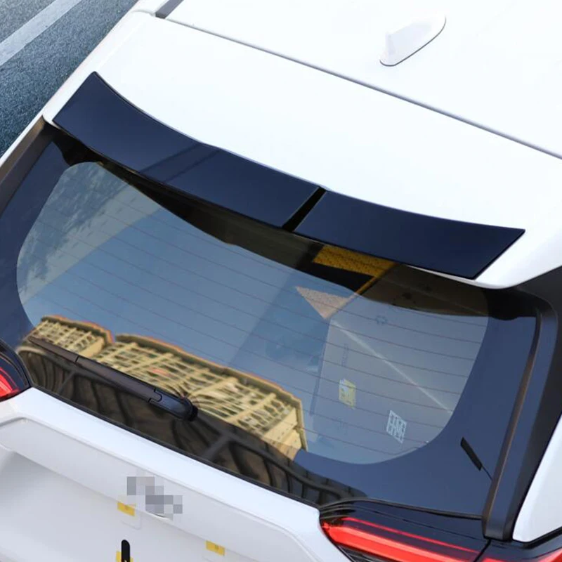 

CEYUSOT FOR 2019 20 Toyota RAV4 Roof Spoiler Accessories Car Rear Window Wing Tail High Quality ABS Material Spoiler Decoration