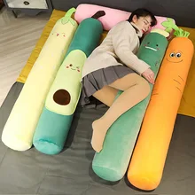 New Dinosaur Fruit Pillow Strawberry Carrot Plush Pillow Pregnant Woman Side Sleeping Pillow