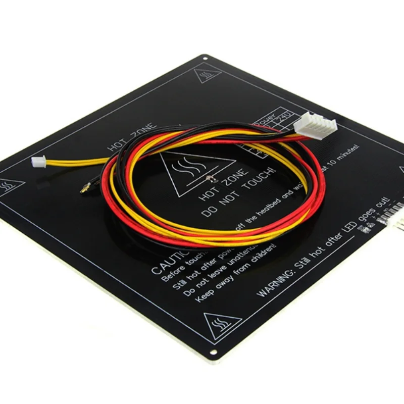 3d принтер алюминиевая кровать с подогревом Печатный стол Pcbs нагреватель Mk3 Горячий Конец квадратный Mk3 печатная Встроенная платформа 220X220X3 мм