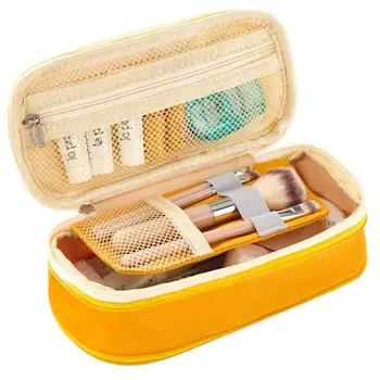 

1pc Cosmetic Bags Large Capacity Portable Pencil Case Makeup Bag Toiletries Storage Bag Cosmetics Case for Travel Home