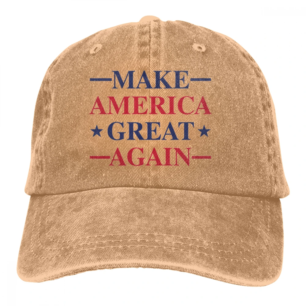 Толстовки с надписью «Make America Great Again» США Casquette натуральный унисекс Мужские Женские джинсовые Strapback Бейсбол Кепки регулируемые клюшки для гольфа шляпа для папы