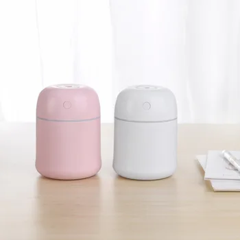 

USB Mini Air Humidifier Ultrasonic Essential Oil Aroma Diffuser 80ml Humidifier LED Light Mist Maker for Home