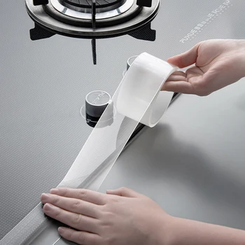 

Nano Tape For Bathroom Kitchen - Waterproof Transparent Anti-Stain Sealing Sink Mildew Strong Seal Adhesive Home Toilet Crevice