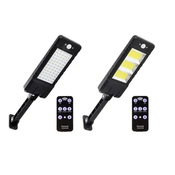 

LED Solar Lamp Dimmable Security Solar Power LED Remote Control Motion Sensor Waterproof Easy Installation Light for Outdoor