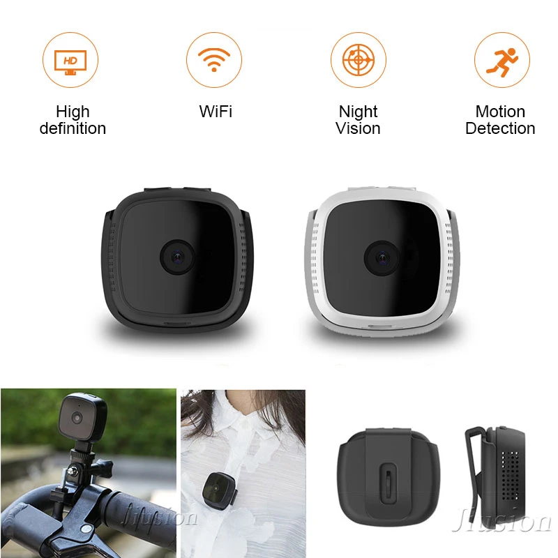 C9 Wifi Mini cámara portátil cuerpo DVR Micro Cam HD grabadora de voz cámara  web Invisible visión nocturna alarma de movimiento móvil control remoto camara  espia oculta camaras espias escondidas|Mini videocámaras| -
