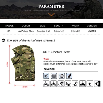 Multicam cp camouflage balaclava f