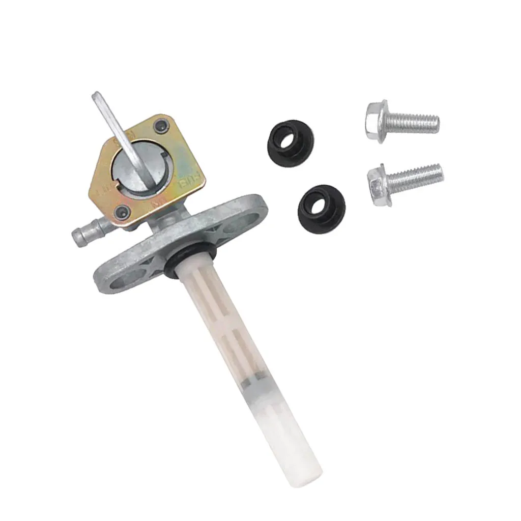 Fuel Petcock Valve Gas Tank Switch + Twp Screws Perfect for Honda TRX350 XR100 CRF250
