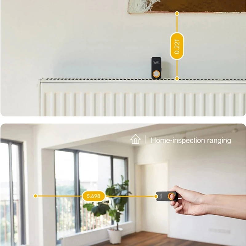 HOTO Laser Tape Measure, Smart Laser Rangefinder, Intelligent, 30M, OLED Display, Laser Distance Meter, Connect To Mi home app