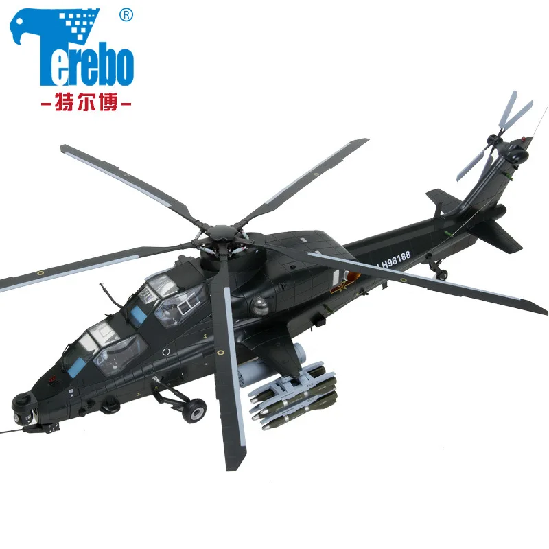 

Metal 1: 30 Helicopter Model Z-10 Model Airplane Military Aviation Model for Making