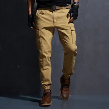 Горячая распродажа мужские брюки карго с несколькими карманами повседневные штаны в стиле милитари эластичные брюки спортивные брюки мужские FSN-690