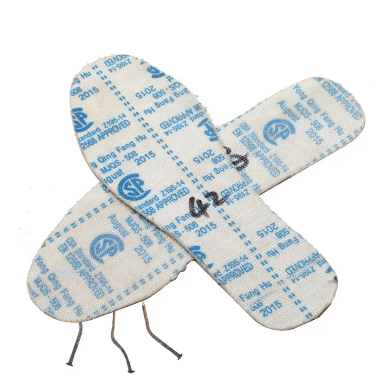Kevlar Insole Безопасная рабочая кевларовая стелька, анти-пирсинг, антипригарные стальные стельки, анти-железные, для альпинизма, строительной площадки, безопасная стелька - Цвет: Kevlar Insole