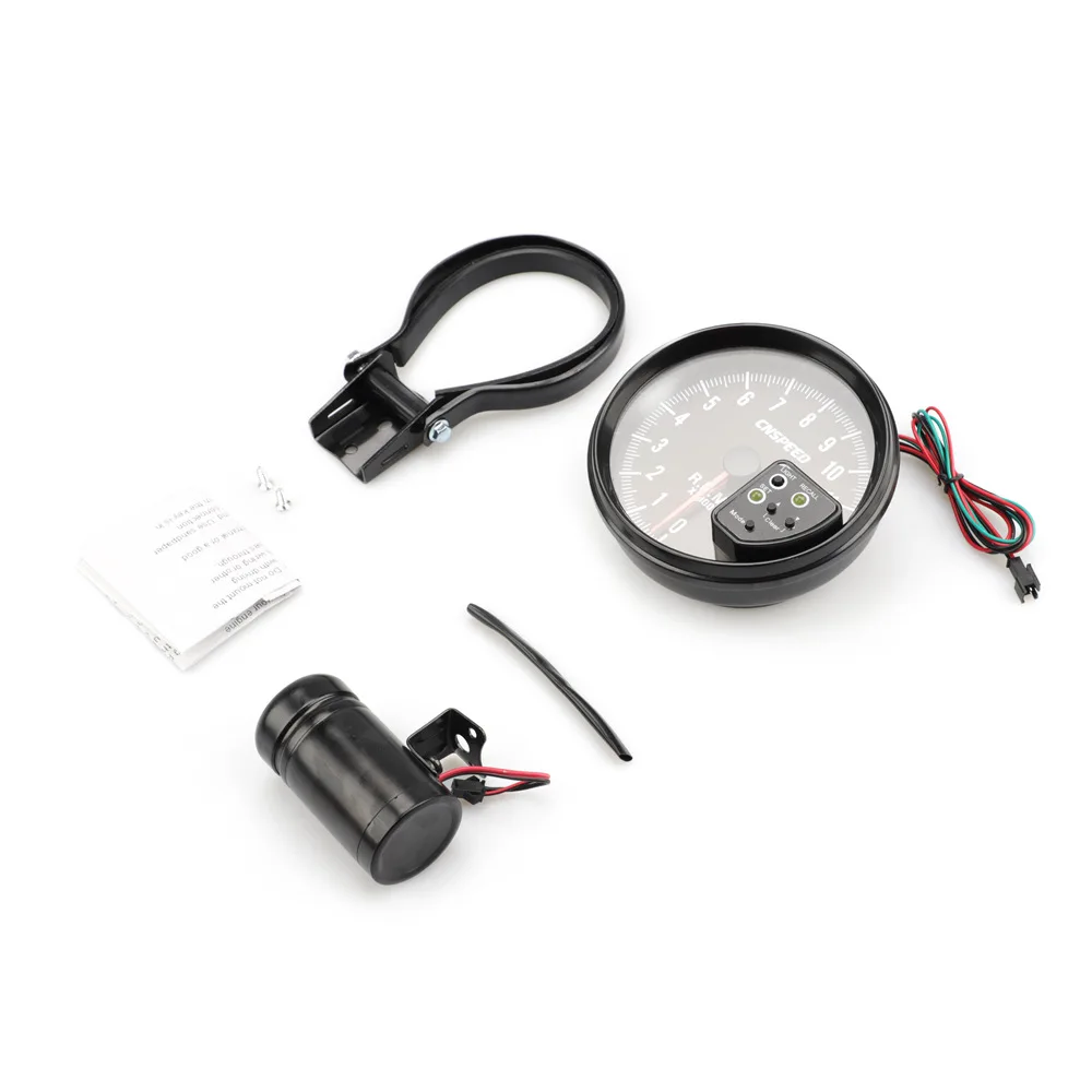 Лидер продаж автомобиля 12V изменение 5 дюймов Скорость ometer Универсальный семь цветов дай вращающаяся Скорость сигнальная лампа cn Скорость
