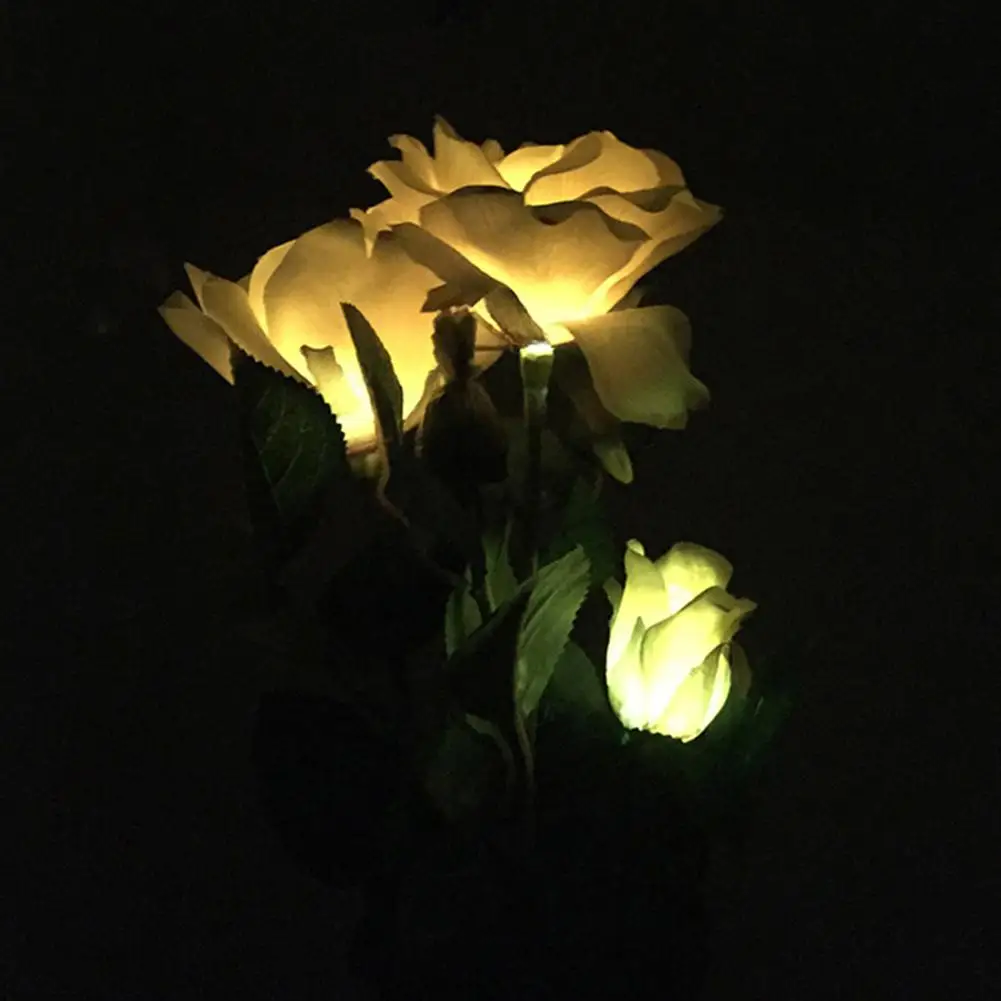 Rose Flower Solar Light Waterproof for your Garden
