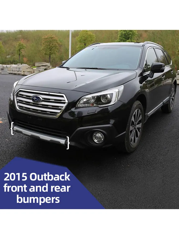

For subaru Outback 2015-2017 front and rear bumper bumper guard board modified special front guard board front bumper board