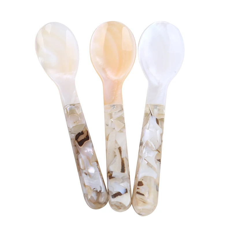 Wholesale Exquisite Nacre Mother Of Pearl Caviar Spoon For Fancy
