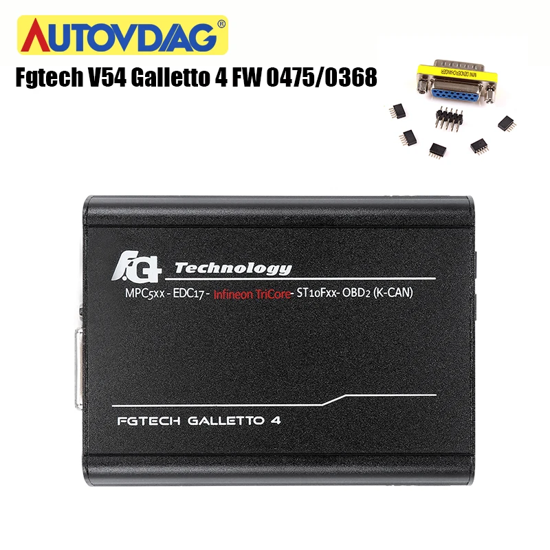 Fgtech V54 Galletto 4 Master 0475/0386 Поддержка BDM Tricore Boot OBD FG Tech FW 0475 инструмент для настройки