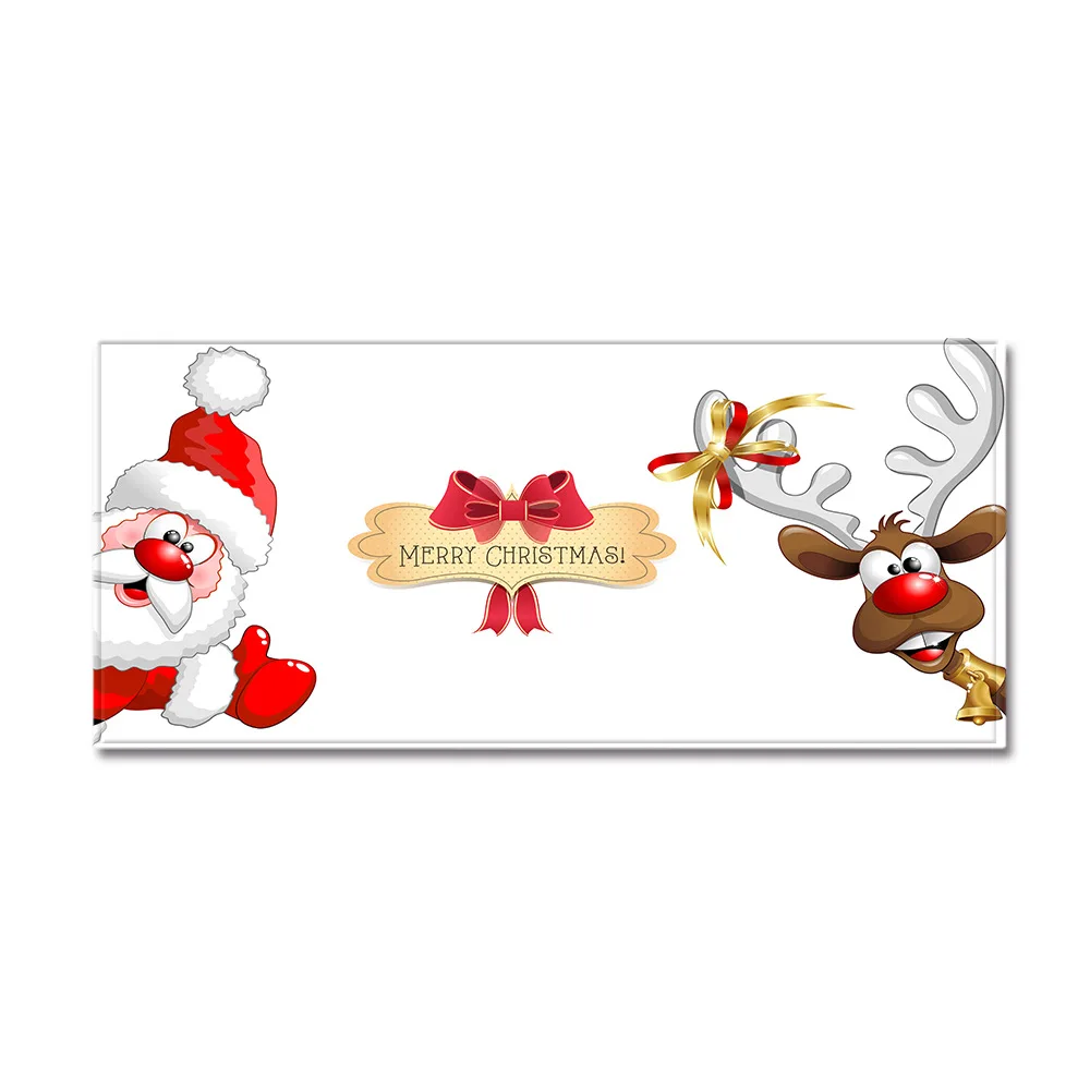 QA76 Zeegle Merry Christmas напольный коврик с принтом для кухни, нескользящий ковер для пола, для гостиной, для входа, ковер, ковер для детской комнаты - Цвет: QA76