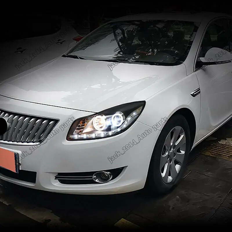 Авто мощные фары с Halo линзы прожекторного типа ремонт подходит для Buick Regal 2009 2010 2011 2012 2013