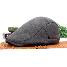 Unisex Whole Seasons Fashion Casual Charming Solid Cotton Retro Cap Gloves Beret Cap