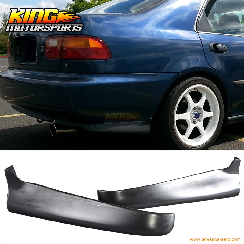 Задний бампер для Honda Civic Sedan купе 2 шт. подходит 92 95 купе|spoiler for honda civic|spoiler hondaspoiler