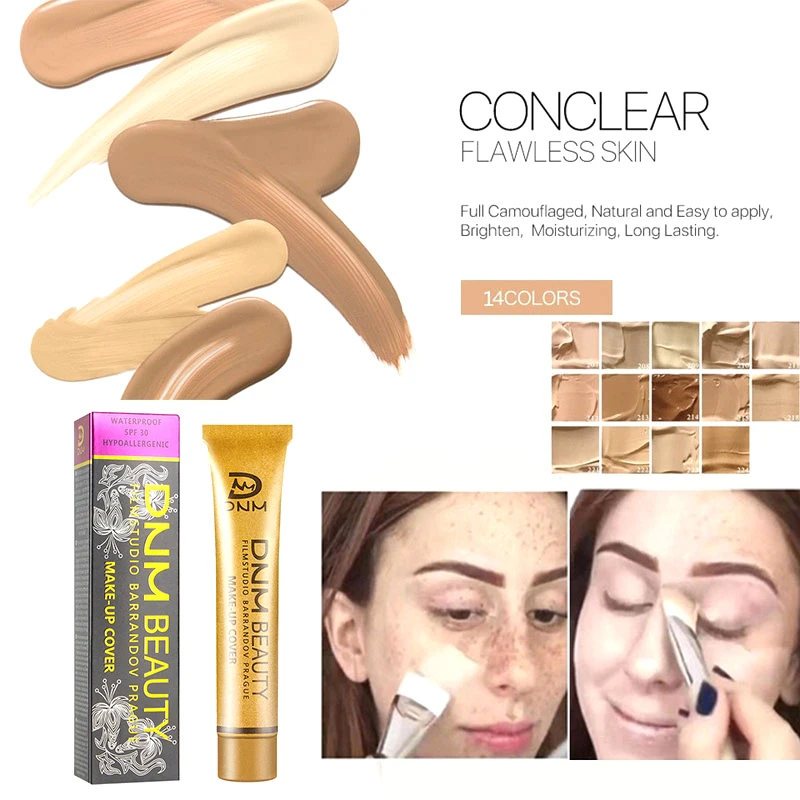 

4 Colors Concealer Lady Girl Face Makeup Professional Pockmark Scars Acne Fine Lines Cover Smooth Concealer Face Makeup Cosmetic
