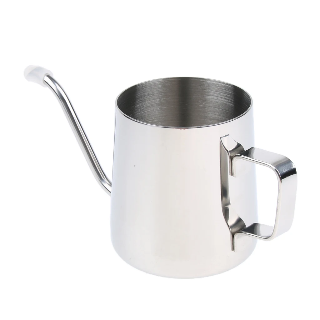8.5oz Pour Over Coffee Gooseneck Kettle Hand Drip Pot Stainless Steel
