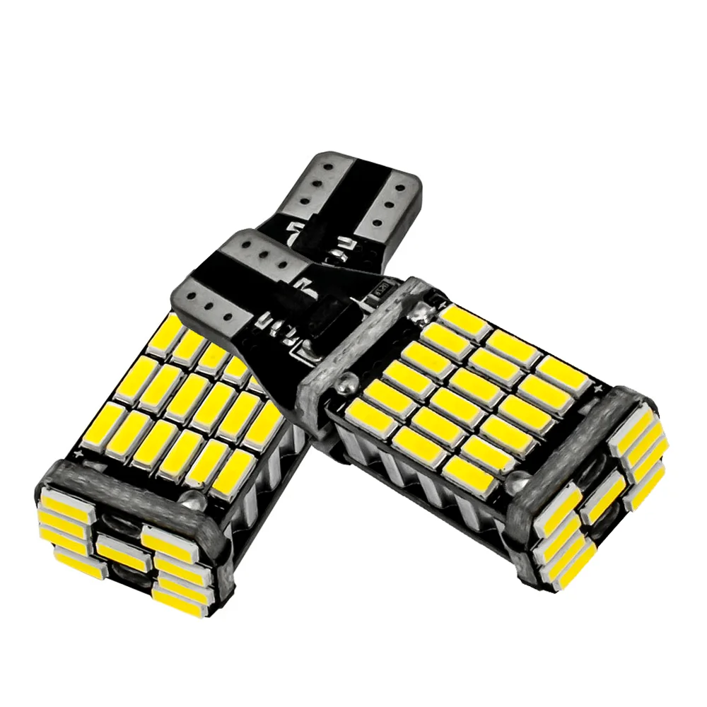 1XSuper Bright T15 t10 24v 12v 45 SMD СВЕТОДИОДНЫЙ 4014 автомобильный Canbus без ошибок задний