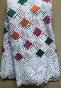 

African Lace Fabric Swiss Voile Laces Fabrics High Quality Cotton Lace Fabric French Lace Fabric For ALL4378 Women Every Dress
