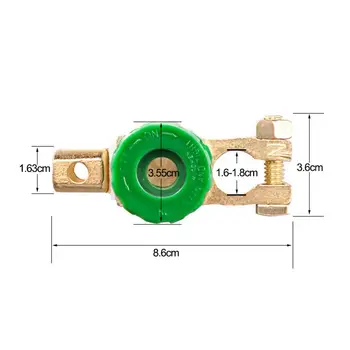

50PCS Bulk Price Car Motorcycle Battery Terminal Link Quick Cut-off Switch Rotary Disconnect Isolator Truck Parts Battery Switch